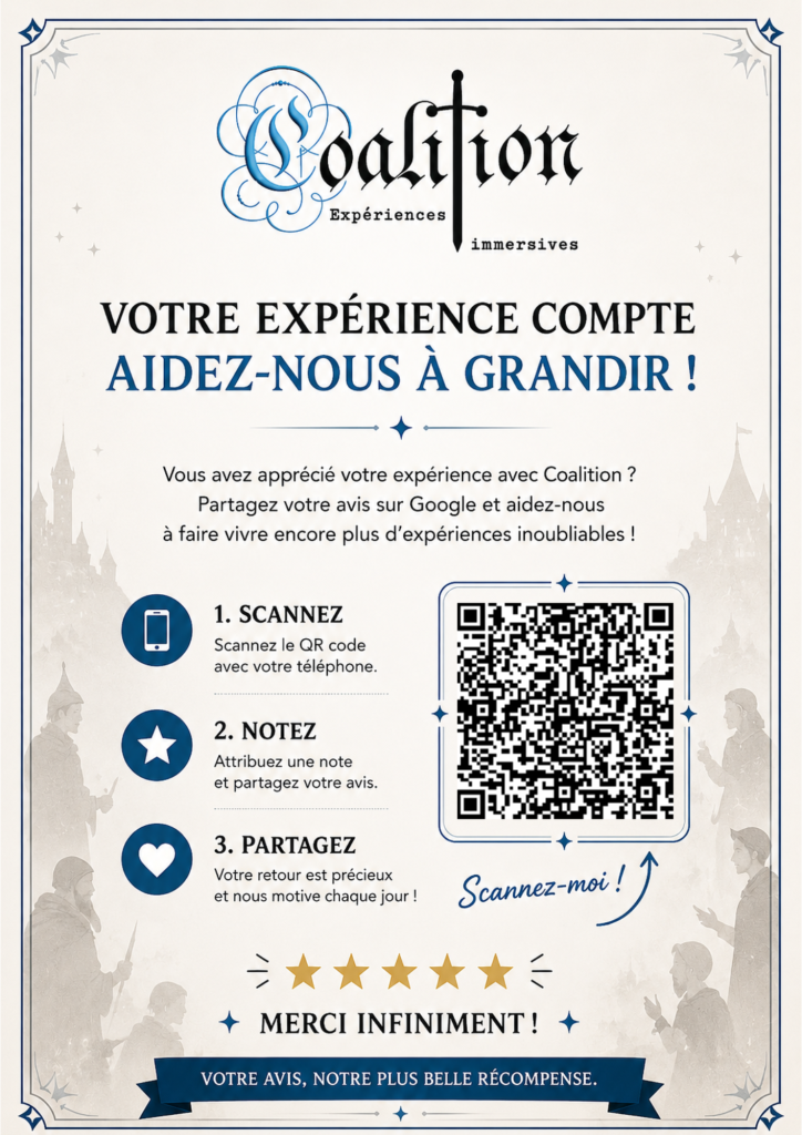 flyer pour laisser un avis